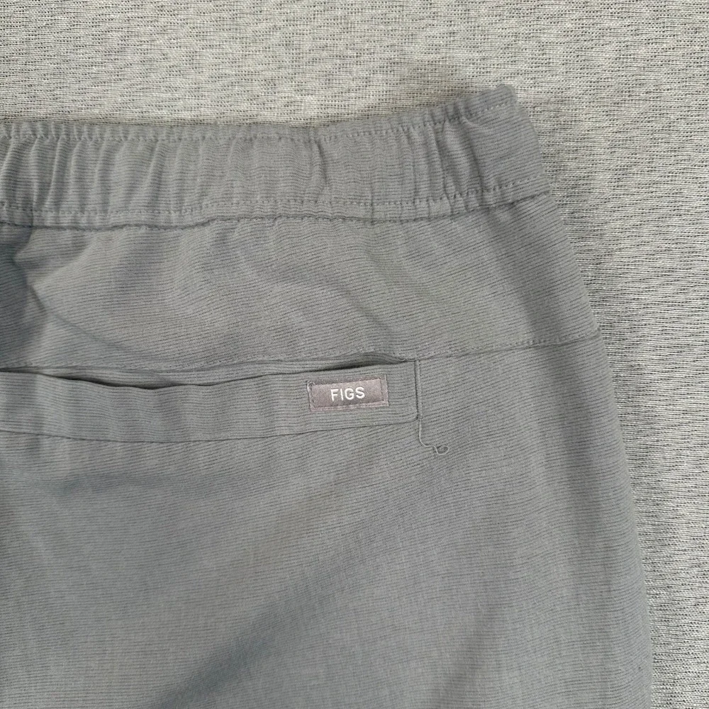 FIGS Technical Collection Jogger Scrub Pants Men XXL Heather Grey Stretch